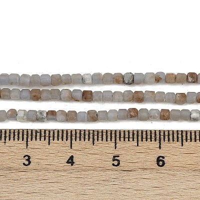 Natural Angelite Beads Strands G-RM2025-D45-2x2mm-1