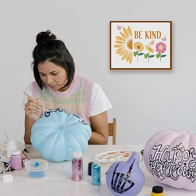 Self-Adhesive Silk Screen Printing Stencil DIY-WH0338-020-1