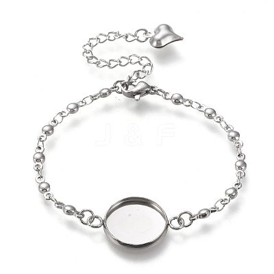 Tarnish Resistant 304 Stainless Steel Bracelet Making STAS-L248-001P-A-1
