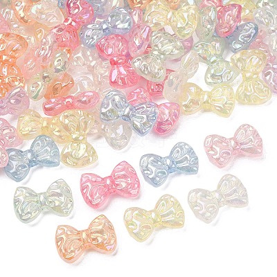 Luminous & UV Plating Transparent Acrylic Beads MACR-L015-13-1