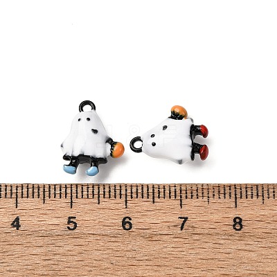 Halloween Alloy Enamel Charms ENAM-D307-01A-1