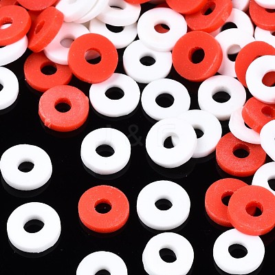 Handmade Polymer Clay Beads X-CLAY-T019-02B-01-1