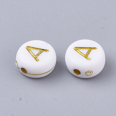 Plating Acrylic Beads PACR-R242-01A-1