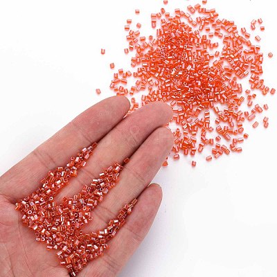 Glass Bugle Beads SEED-S032-11A-105-1