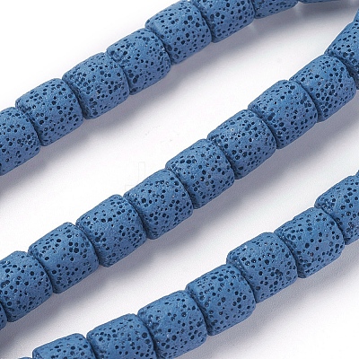 Natural Lava Rock Beads Strands G-F671-04B-07-1