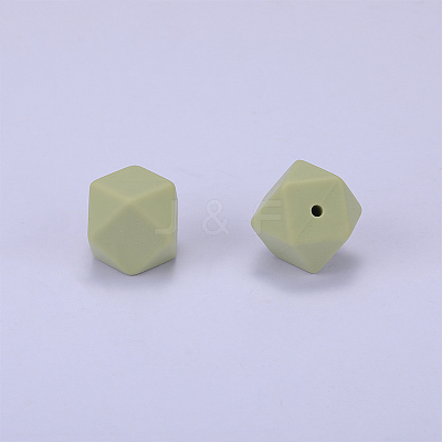 Hexagonal Silicone Focal Beads LS-SI-JX0020A-70-1