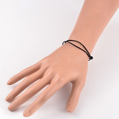 Mixed Size Adjustable DIY Imitation Leather Bracelet Making BJEW-JB02188-1