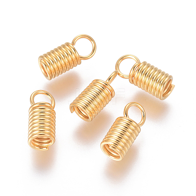 304 Stainless Steel Coil Cord Ends LS-STAS-F227-21C-G-1