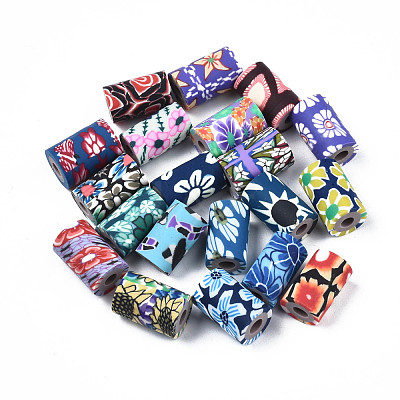 Handmade Polymer Clay Beads CLAY-N008-046-1