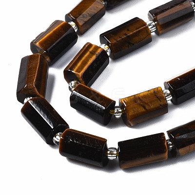 Natural Tiger Eye Beads Strands G-S376-010-1