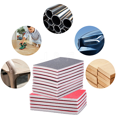 20Pcs 180 Grit Sanding Sponge Grit Sanding Blocks TOOL-SP0001-05D-1