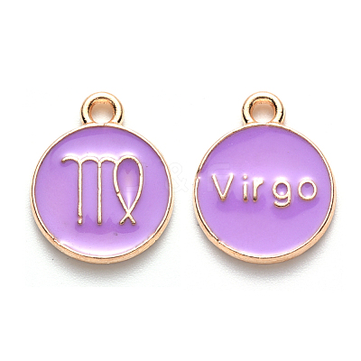 Alloy Enamel Pendants ENAM-S124-01A-01B-1