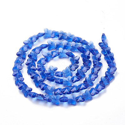 Transparent Glass Beads GLAA-Q066-14mm-B09-1