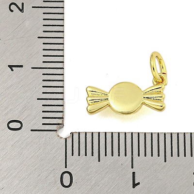 Rack Plating Brass Enamel Pendants KK-U021-04B-G-1
