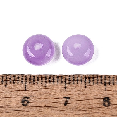 Baking Paint Imitation Jade Glass Beads GL-N006-01B-01-1