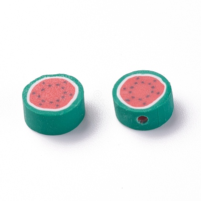 Handmade Polymer Clay Beads CLAY-R069-01E-1