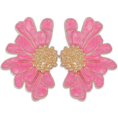 Vintage Flower Stud Earrings for Women JE1095D-1