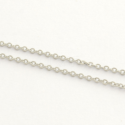 Tarnish Resistant Stainless Steel Cable Chains CHS-Q001-09-1