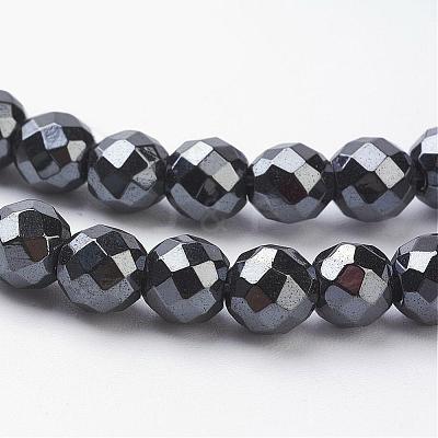 Magnetic Synthetic Hematite Beads Strands HEMA-6D-1-1