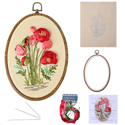 DIY Embroidery Beginner Kits DIY-WH20063-006C-1