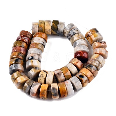 Natural Crazy Agate Beads Strands G-T138-56-1