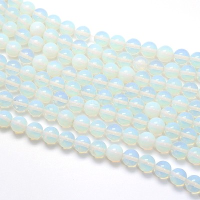 Opal Round Beads Strands X-G-O047-08-8mm-1