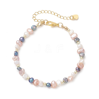 Natural Cultured Freshwater Pearl Beads Bracelets for Women BJEW-JB13773-1
