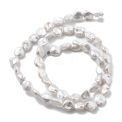 Natural Baroque Keshi Pearl Beads Strands PEAR-P064-06C-03A-1