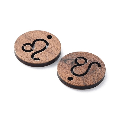 Walnut Wood Laser Cut Pendants WOOD-Q051-06G-1