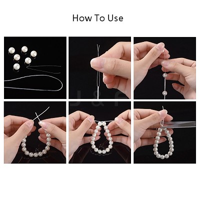 Round Japanese Elastic Crystal String EW-G008-01-0.8mm-1