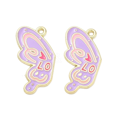 Alloy Enamel Pendants AL-CBA292F-01C-G-1
