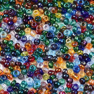 Glass Round Seed Beads SEED-S057-J-M-1