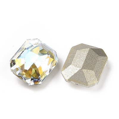 Light AB Style Glass Rhinestone Cabochons RGLA-J018-B-001LA-1