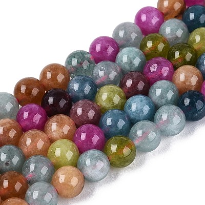 Natural Quartz Beads Strands G-N363-6mm-06-1