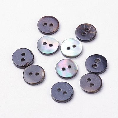 2-Hole Shell Buttons BUTT-L019-02B-1