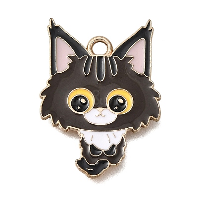 Alloy Enamel Pendants FIND-E047-02KCG-11-1