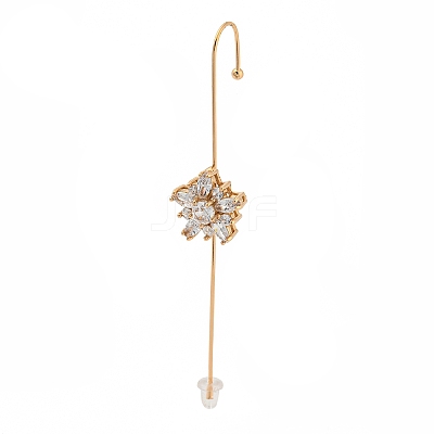 Rhinestone Stud Earring EJEW-G378-01E-1