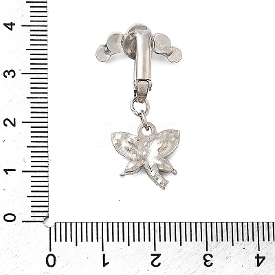 Brass Pave Clear Cubic Zirconia Clip on Belly Rings FS-WG683DA-12-1