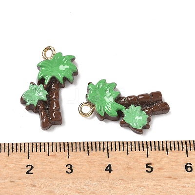 Opaque Resin Pendants LS-RESI-G120-01E-1