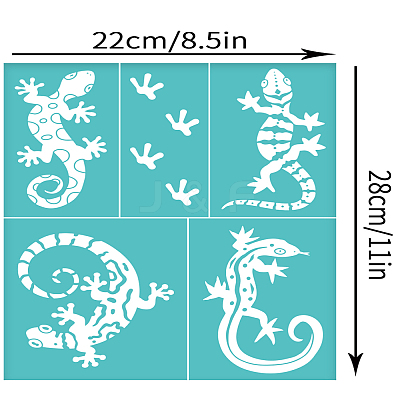 Self-Adhesive Silk Screen Printing Stencil X1-DIY-WH0338-094-1