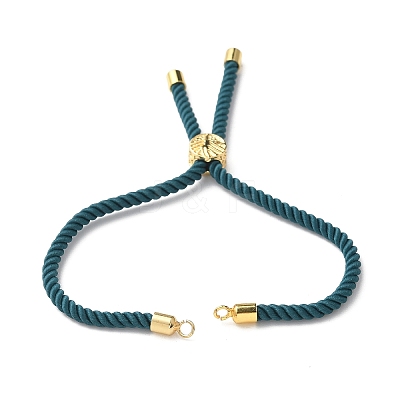 Cotton Cord Bracelet Making KK-F758-03M-G-1