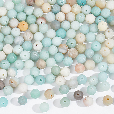 4 Strands Natural Flower Amazonite Beads Strands G-NB0005-09B-1