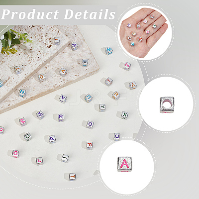 880Pcs Opaque Acrylic Beads OACR-PA0001-87-1
