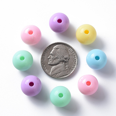 Opaque Acrylic Beads MACR-S370-C12mm-M1-1