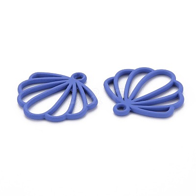 Rack Plating Spray Painted Alloy Pendants PALLOY-S132-276-NR-1
