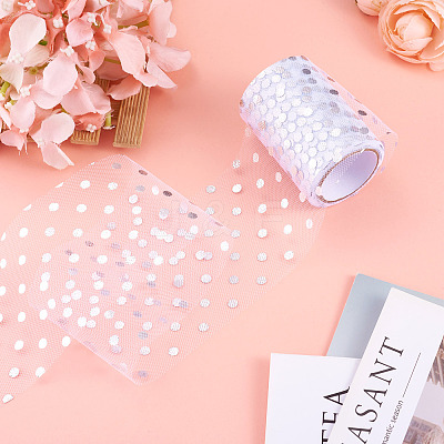 Glitter Sequin Deco Mesh Ribbons OCOR-TADJ0001-10D-1
