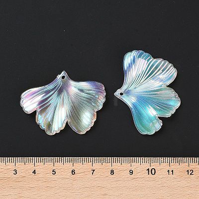 UV Plating Acrylic Pendants OACR-S137-02-1