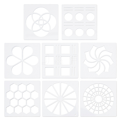 Acrylic Drawing Painting Stencils Templates DIY-BC0015-50B-1