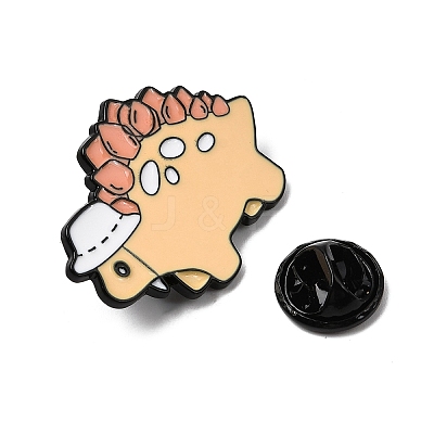 Stegosaurus Dinosaur with Hat Enamel Pins JEWB-D310-08EB-04-1