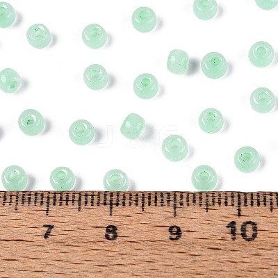 6/0 Transparent Inside Colours Glass Seed Beads SEED-N008-08I-1